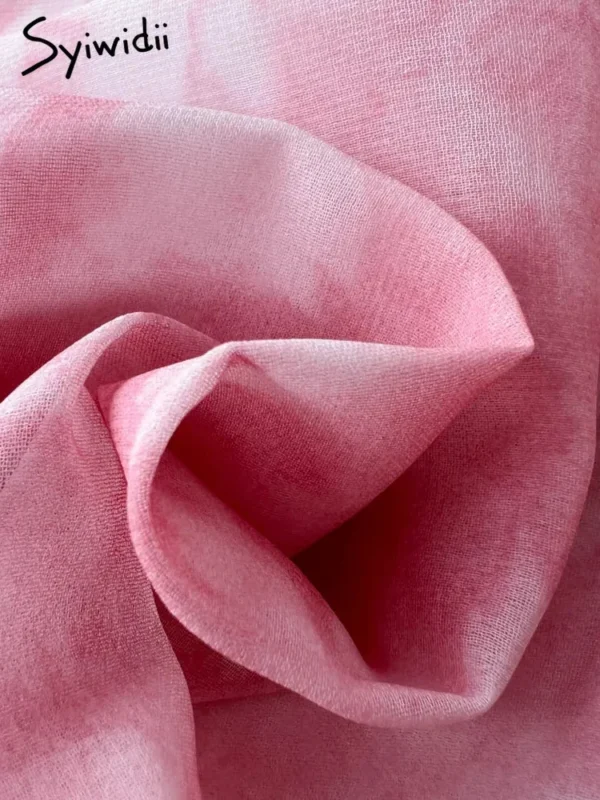 Pink Floral Dress: Spaghetti Strap Backless Sleeveless Summer Chic - Image 6