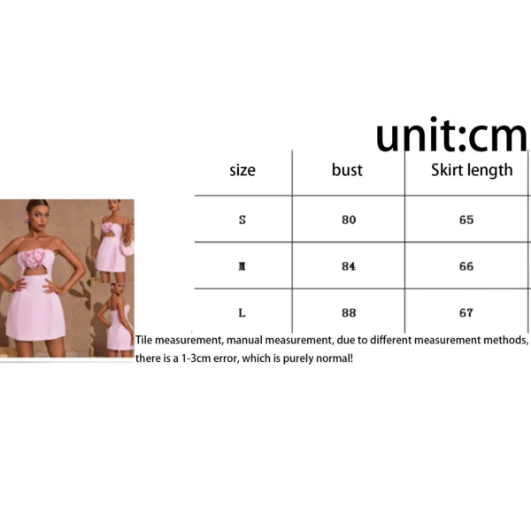 Pink Strapless Tight-fitting Fishbone Corset A-line Women's Dress 2025 - Image 6